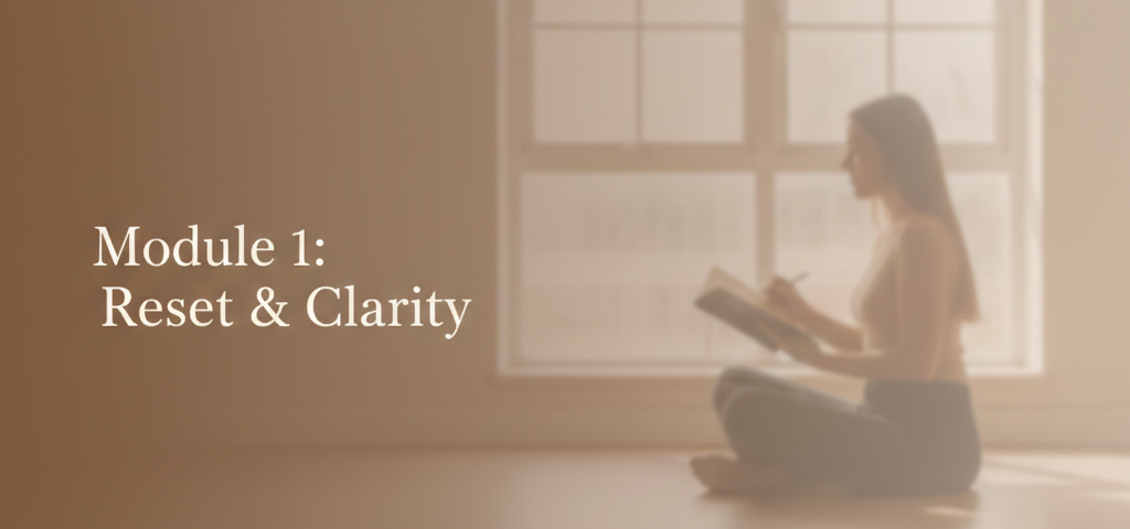 1:1 Coaching - Module 1: Reset & Clarity